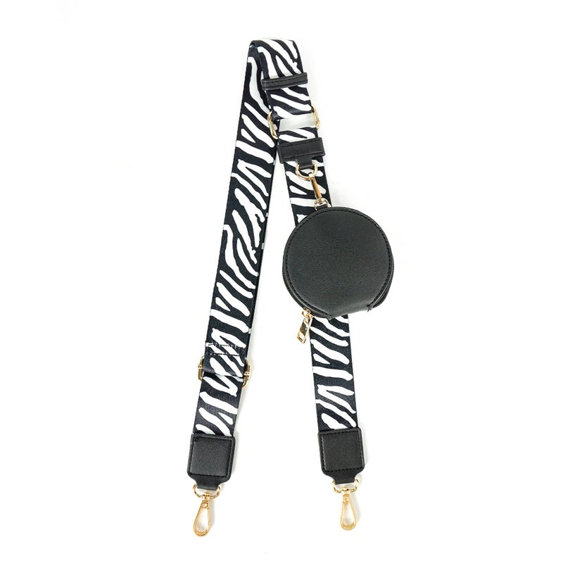 EVVE Wide Replacement Straps for Handbags with Coin Purse For Over Shoulder Crossbody Bag Guitar Style Adjustable Length - Image 2