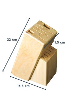 حامل سكاكين خشب طبيعى سعة 11 سكينة ( لا يحتوى سكاكين، حامل فقط) - pzsku/Z444E4C1B858595521B06Z/45/_/1734098283/9a9d74e4-334f-459f-a539-29630e18e408