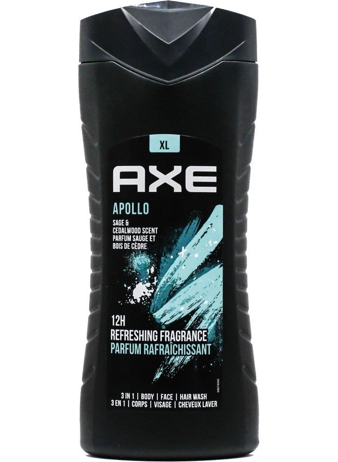 AXE Body Wash 12h Refreshing Fragrance 3-IN-1 Body, Face, Hair Wash, Variety of 6 scents - 13.5 fl Ounce (400 mL)