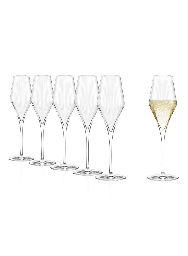 Stolzle Symphony Champagne Flute Glass 290 ml- Set of 2 - Image 2
