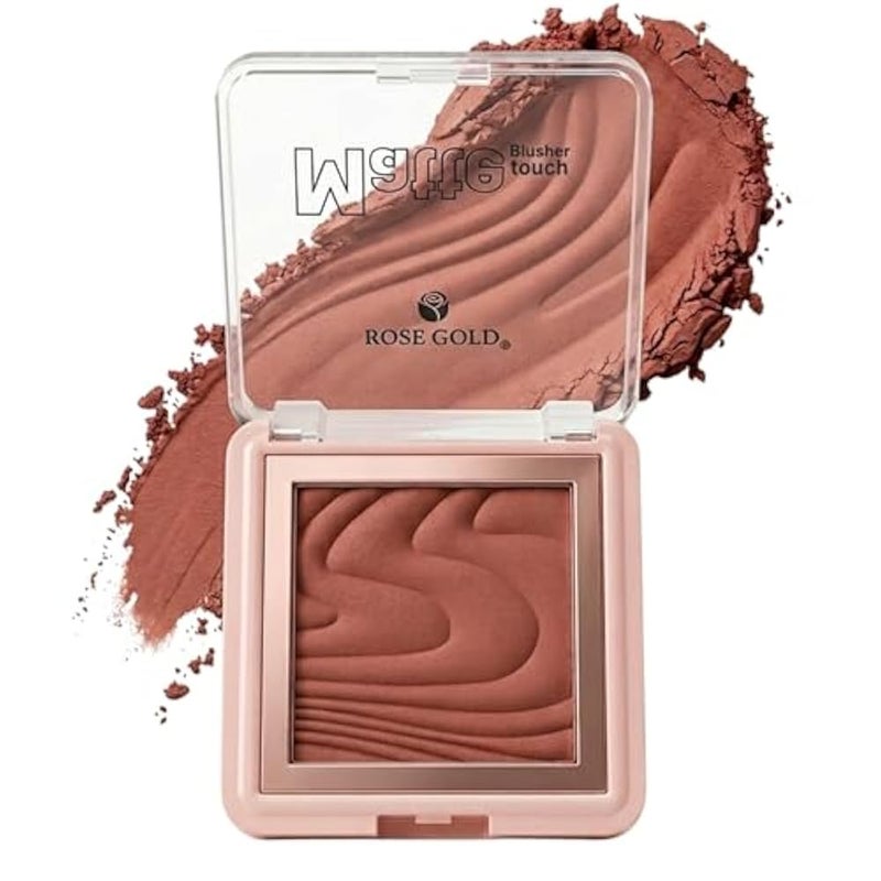 Nude Powder Blush, Mineral-Based Pressed Blush Powder, All Day Wear, Buildable Coverage, Matte Soft Focus Finish, Talc-Free, Vegan (04) - Image 1