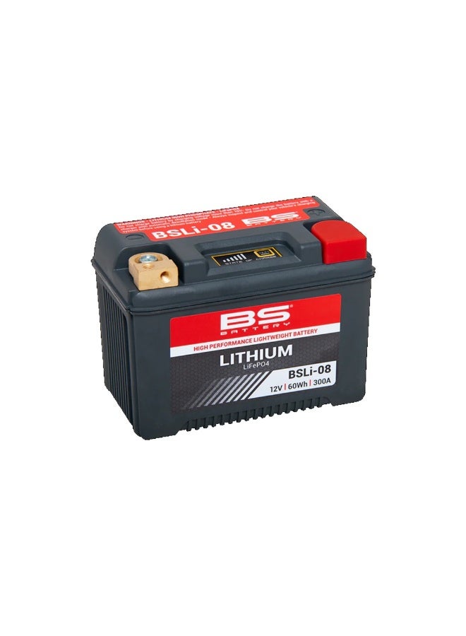 بطارية دراجة نارية ليثيوم BSLi-08 12.8V 5Ah عالية الأداء وخفيفة الوزن