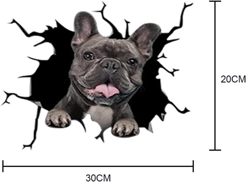 ويوبلز ملصق سيارة "كلب متشقق" رقم 6 (D) - Image 2