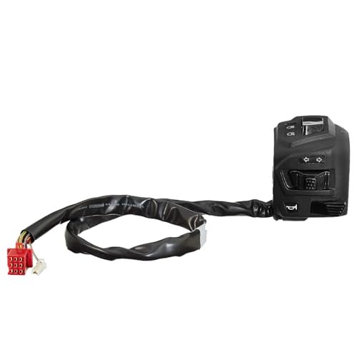 Uno Minda SW-0575 Handle Bar Switch (Left Hand Side) With Self Start- 9 Pin Female Red Coupler, 2 Pin Female White Coupler For Bajaj Pulsar NS 200/ Pulsar NS 160 - Image 4