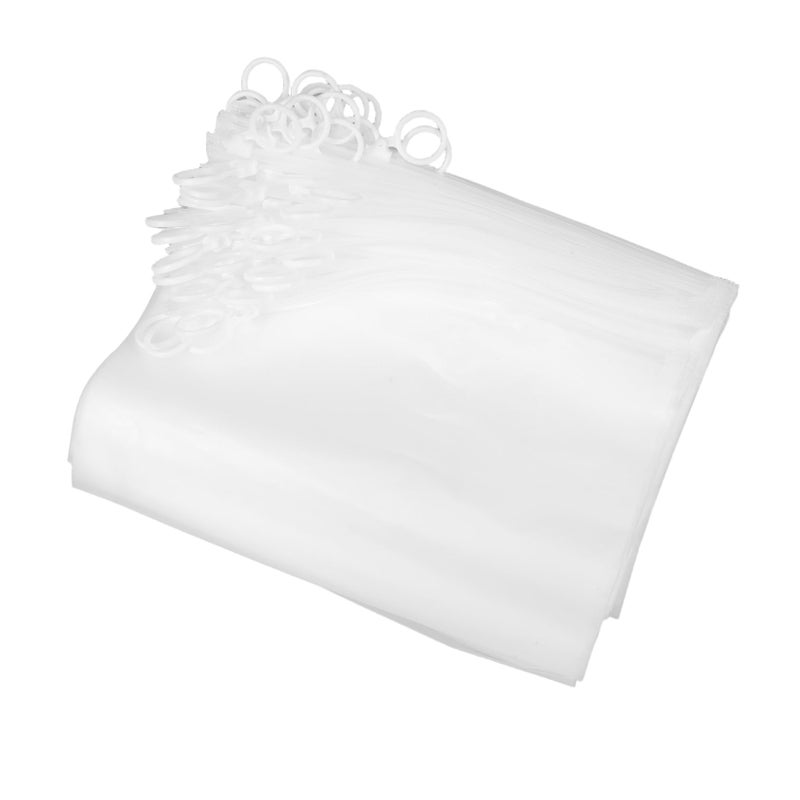 Small Zippered Makeup Bag 50pcs Semi Transparent Toiletry Organizer For Women Travel Storage Pouch - Image 2