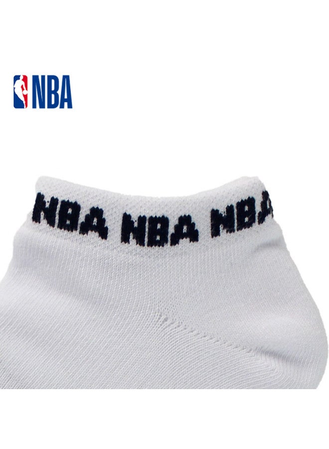 Nba Summer Thin Short Socks Men's Low-cut Non-slip Heel Cotton Socks Casual Sports Seamless Skin-friendly 6 Pairs Pack - Image 2