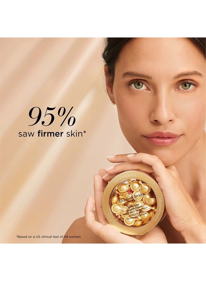 Elizabeth Arden Anti-Aging Ceramide Capsule Serum, Advanced Daily Youth Restoring Face Serum, Nourishing Skin care, 30 Count - Image 1