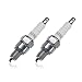 Wevdn 2PCS Spark Plug A7TC Spark Plug for GY6 50cc 70cc 90cc 110cc 125cc ATV Scooter Dirt Bike Moped Go Kart Racing Bike Spark Plugs A7TC Compatible with C7HA C5HA PZ7HS S102F Z12 - Image 2