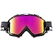 BATFOX Motorcycle Glasses Goggles Dirt Bike Motocross Safety ATV Tactical Riding Hd Purpleblack Adult - Image 2