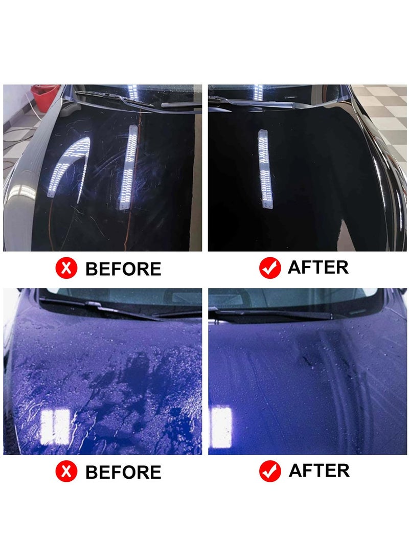 SYOSI Car Coating Spray, Ceramic Coating Polish Spray Wax, Oil Film Emulsion Glass Cleaner, Quick Effect Coating Agent, Quickly Coat Car Wax Polish Spray Waterless Wash, Nano Coating for Cars (1PCS) - Image 4