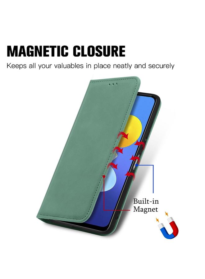 إيروريكس جراب لهاتف vivo Y72 5G جراب جلدي مغناطيسي أفقي قابل للطي مع حامل وفتحات للبطاقات ومحفظة وإطار للصور - Image 5