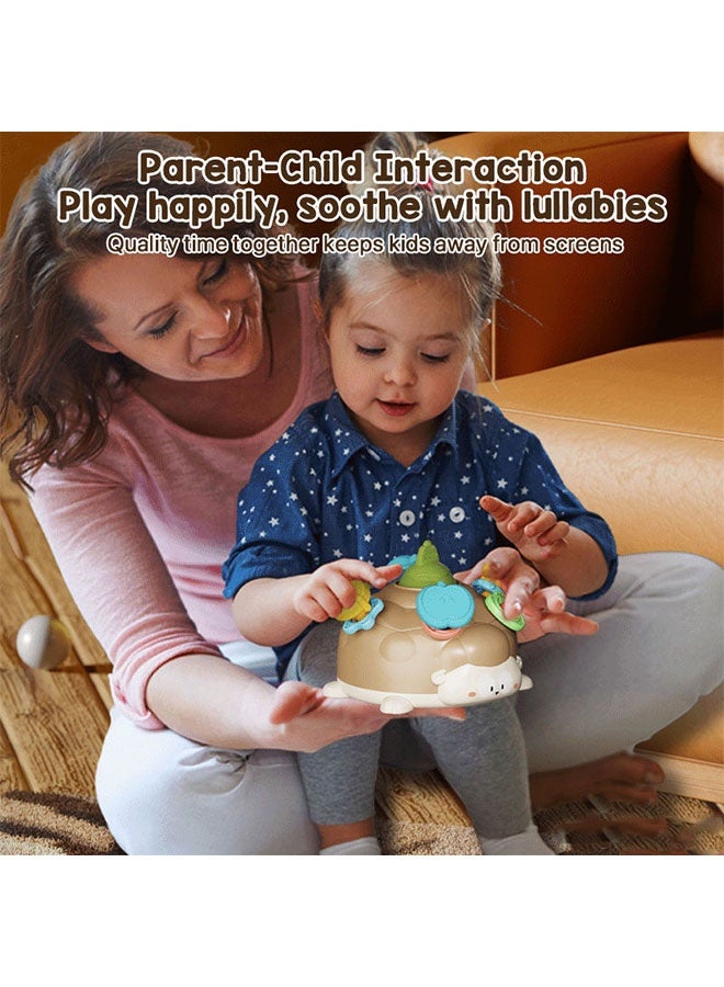 Baby rattle toys Baby rattle teether Early education cognitive toys Montessori Learning Animal Busies Ball Toy  Hand Eye Coordinate Training Suitable for babies aged 0-3 years - Image 4