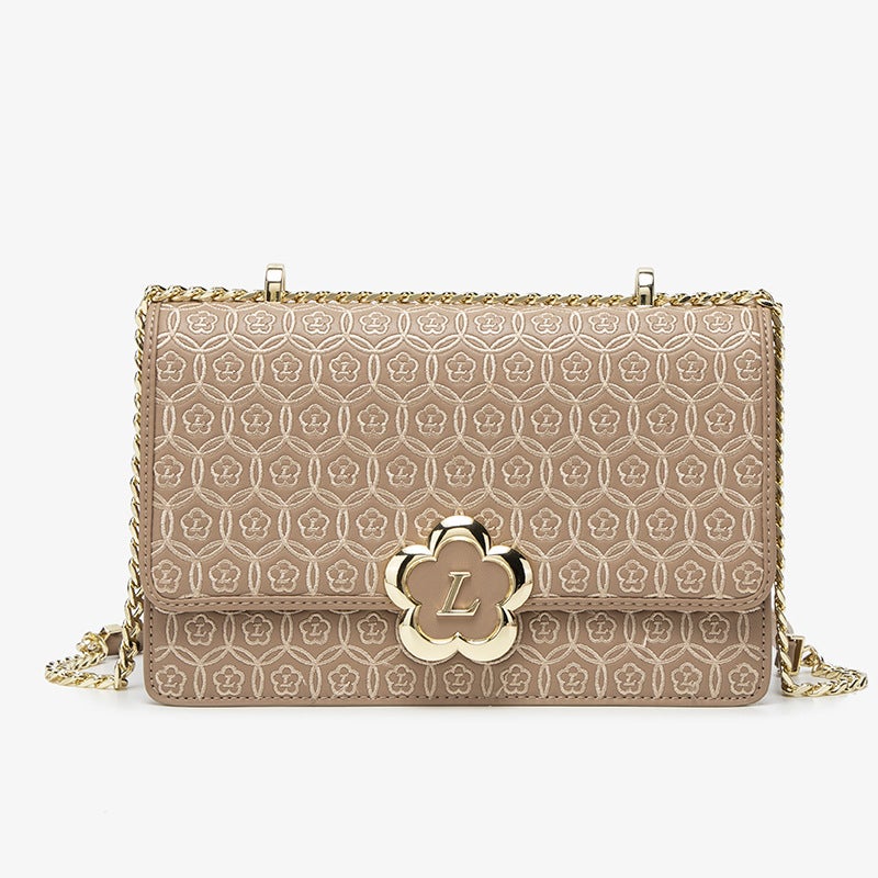 One-Shoulder Underarm Women'S Bag Soft Leather Crossbody Bag Birthday Gift For Girls To Give To Their Girlfriends High-End Chain Bag - Image 1