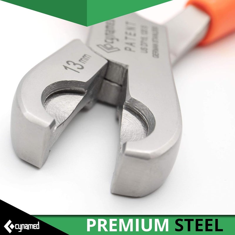 CYNAMED Twin Action Decapper Pliers - Perfect for Decapping 13mm and 20mm Crimped Vials and Bottles - Image 5