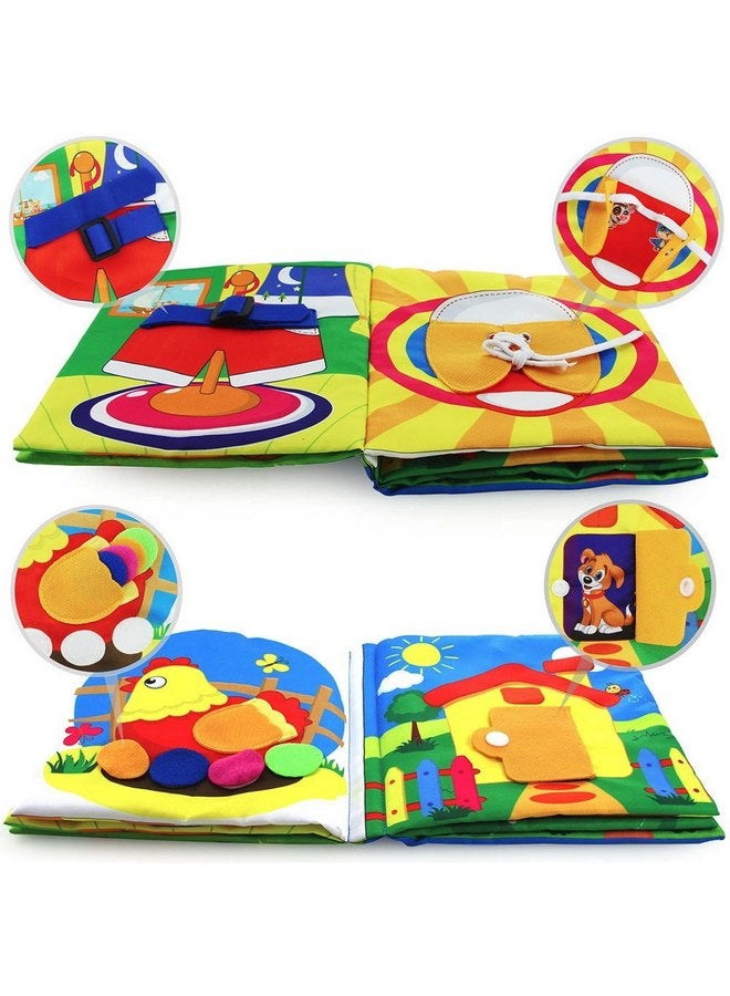 teytoy Infant Soft Book, Baby Books 6 to 12 Months, Cute Montessori Educational Newborn Baby Toys 0-3 Months, Nontoxic Fabric Touch & Feel Crinkle Cloth Books for Babies, Infants, Toddlers Visual Stimulating  - Image 2