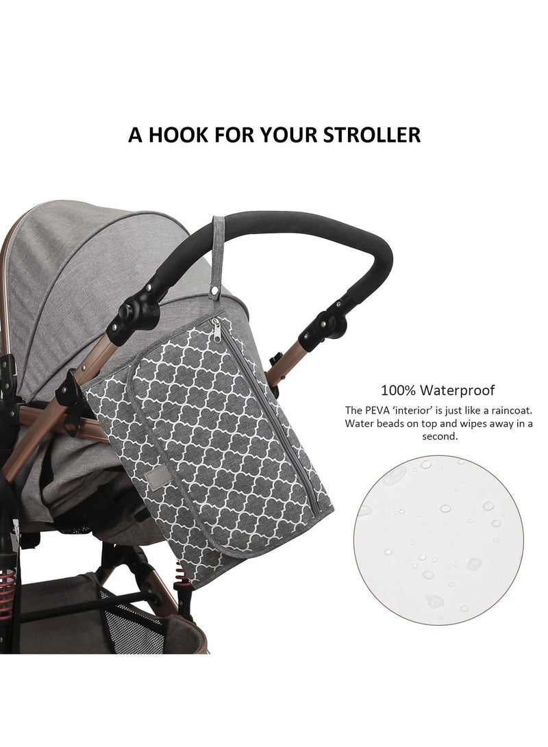 RedMapleTEK Foldable Diaper Bag for Going Out, Portable Baby Changing Pad - Image 5