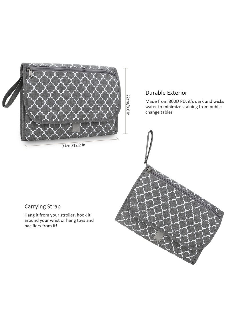 RedMapleTEK Foldable Diaper Bag for Going Out, Portable Baby Changing Pad - Image 4