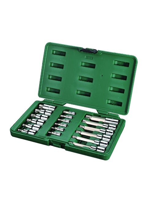 SATA ST09052SJ 18-Piece 1/4" and 1/2" Drive Torx Bit Socket Set