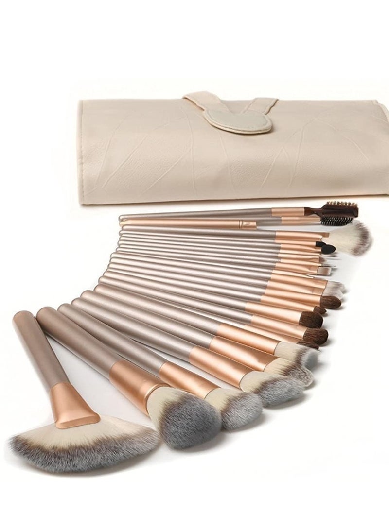 ORiTi Makeup Brushes 18 PCs Makeup Brush Set Professional Wood Handle - Image 1