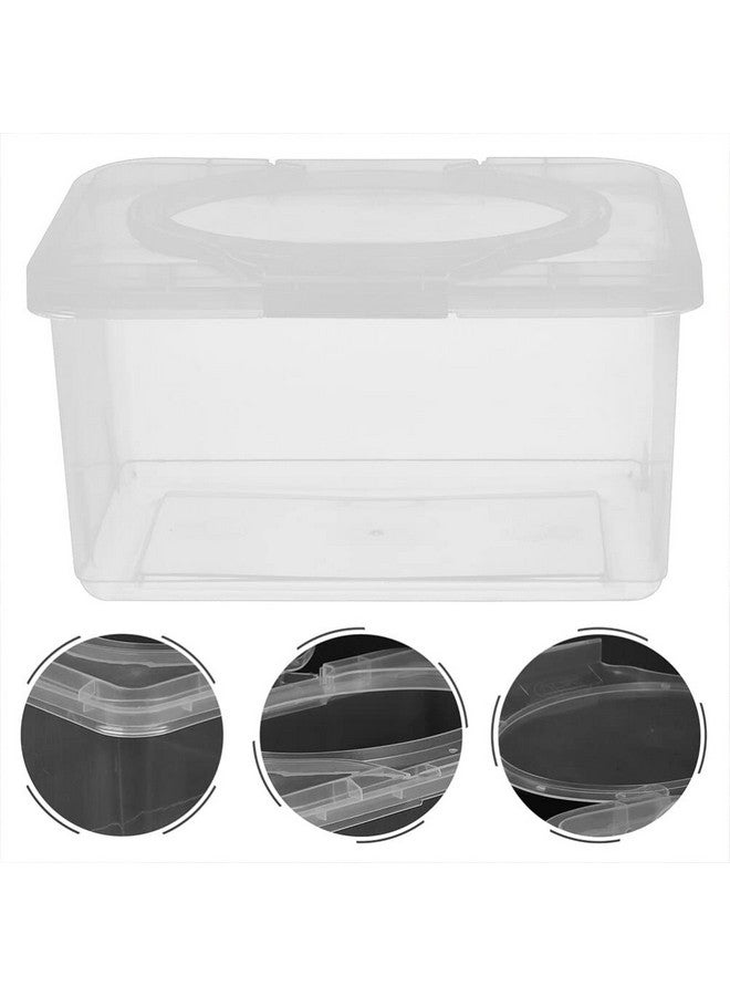 Sewroro 2pcs Wipes Dispenser Transparent Tissue Box Holder Baby Wipe Holder Refillable Wipe Container Case for Home Office - Image 3