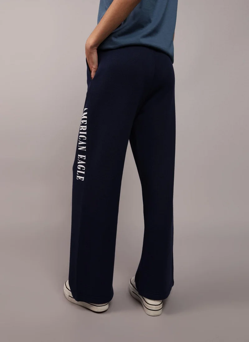 American Eagle High Waist Graphic Sweatpants