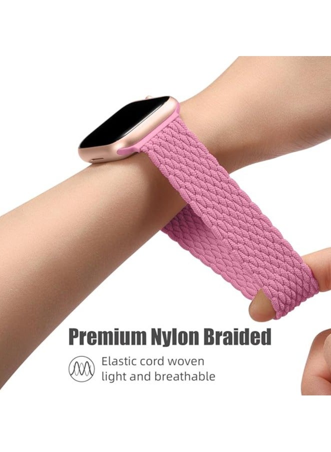 20mm Magnetic Band for Samsung Galaxy Watch 7/6/5/4/FE Band 40mm 44mm/Galaxy Watch 6/4 Classic Bands 47mm 43mm 46mm 42mm/Watch 5 pro 45mm/3 41mm/Active 2, Stretchy Braided Nylon Magnetic Sport Strap - Image 2