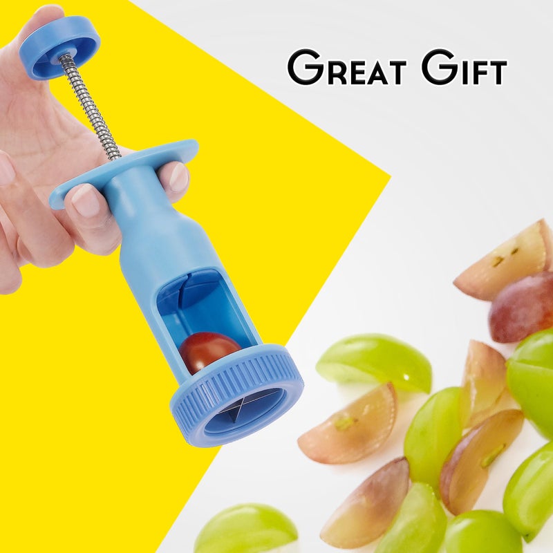 Valleyhike Grape Cutter Tool for Toddlers - Grape Slicer for Toddlers, Grape Quarter Food Tomato Cutter Tool for Toddlers and Baby, Grape Cherry Tomato Slicer for Toddlers - BPA Free - Image 5