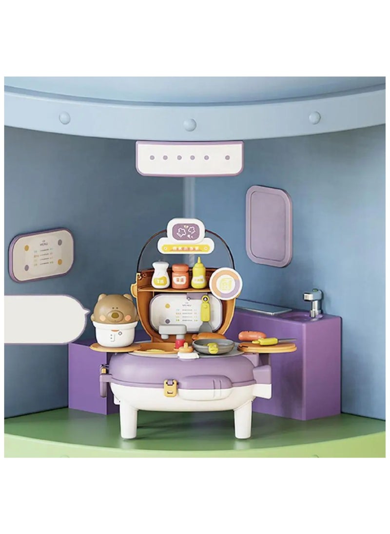 Generic - Play House Toys Bear Easily Deformed And Assembled Hands-on Ability ABS Kitchen Clay Toys Child Toys - Image 1