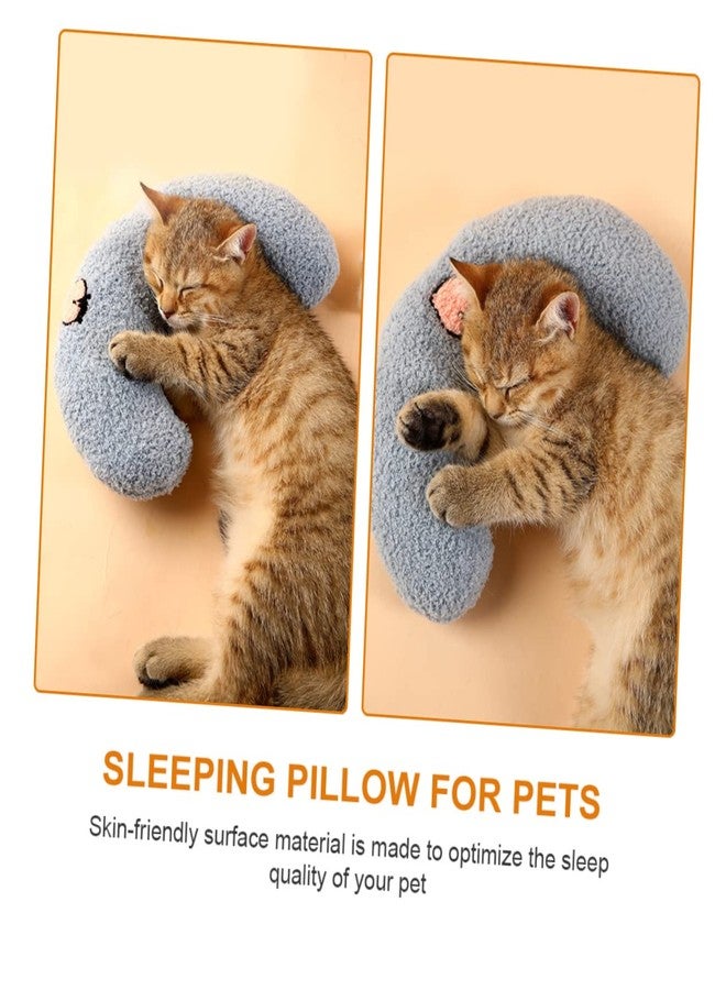 Kisangel Breathable U-Shape Pet Cushion for Dogs and Cats Lightweight Washable Neck Support Pillow for Comfortable Sleep for Neck Protection and - Image 5