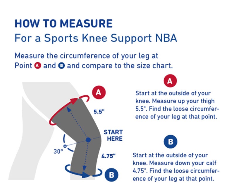 باورفيند Bauerfeind Sports Knee Support NBA - دعامة كرة السلة مرخصة رسميًا مع ضغط طبي - تصميم الأكمام مع وسادة جل أوميغا لتخفيف الألم وتثبيته (أسود L) - Image 4