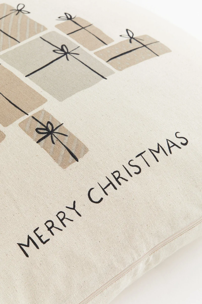 H&M Printed Cotton Cushion Cover