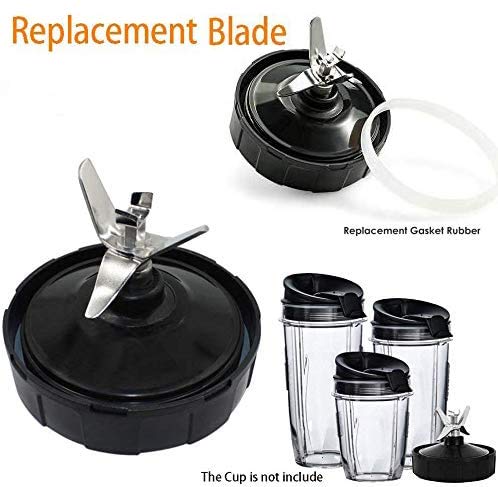 Funtuan 7 Fins Replacement Extractor Blade Parts for Nutri Ninja Blender Blade Assembly Fits 1000w Nutri Ninja Auto-iQ BL482 BL642 NN102 BL682 BL2013 - Image 2