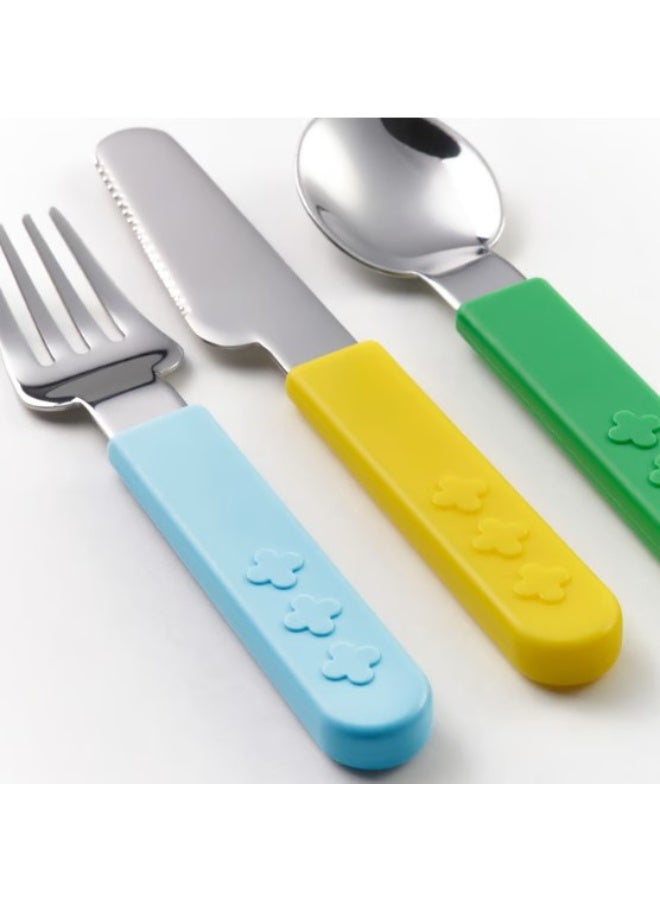 3-piece cutlery set, mixed colours - Image 2