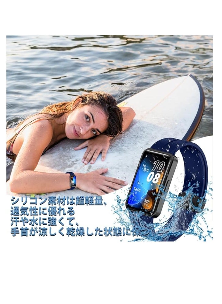 Generic - Strap Ultra Honor Band 8 compatible with Silicone Sport Smart Watch Band Replacement Strap For Huawei Honor Band 8 - Image 1