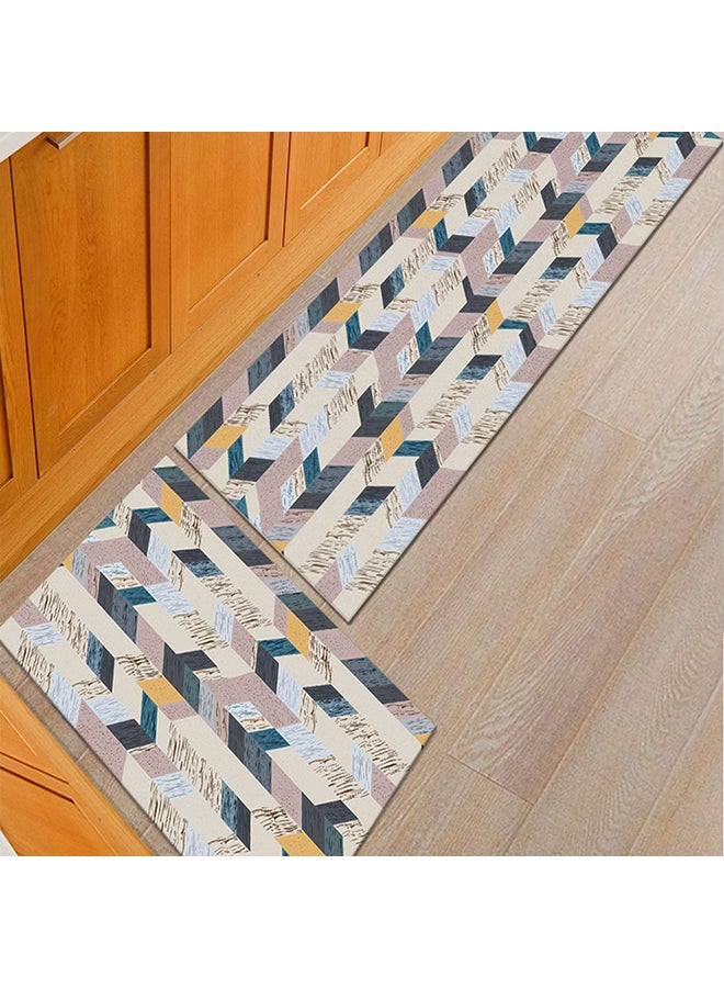Geometric Pattern Kitchen Floor Mat Multicolour 50 x 160centimeter - Image 3
