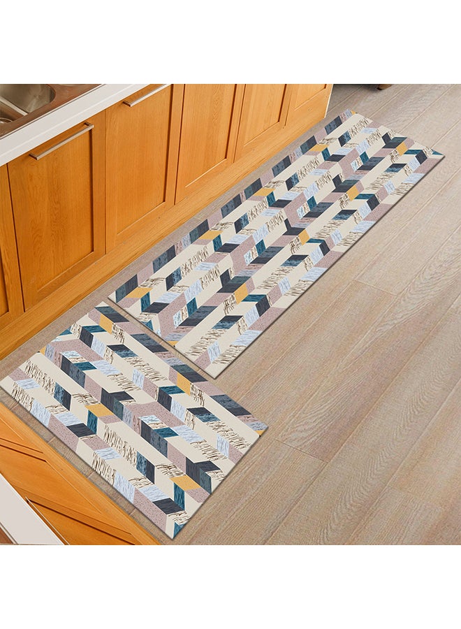 Geometric Pattern Kitchen Floor Mat Multicolour 50 x 160centimeter - Image 5