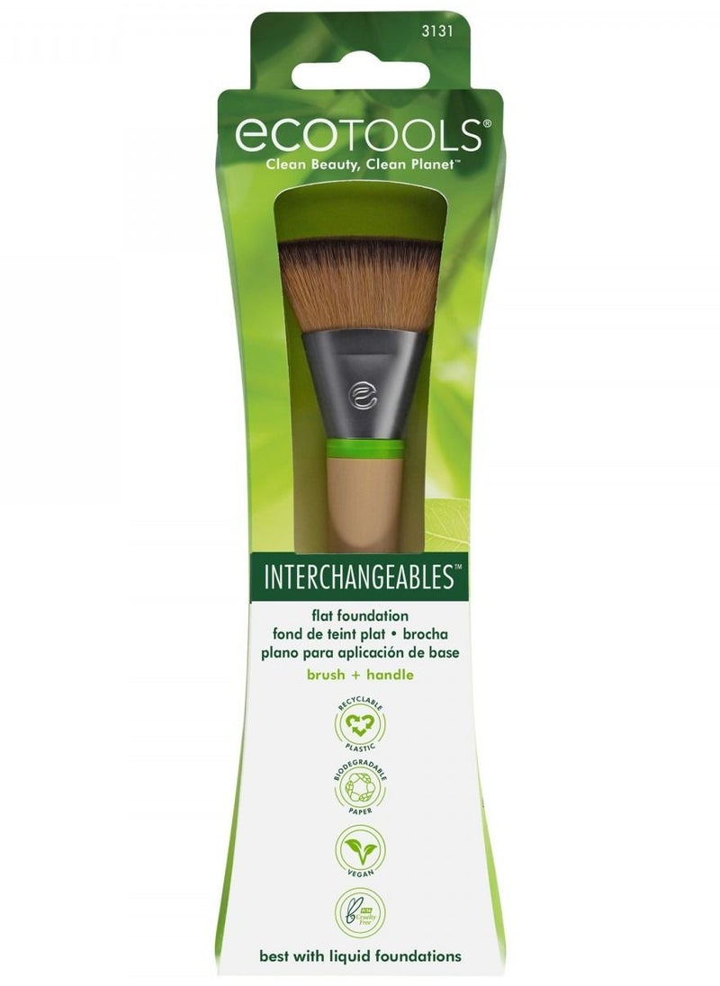 Eco Tools Interchangeables Flat Foundation Makeup Brush  - Image 1