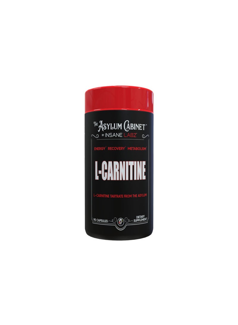Insane Labz L-Carnitine Dietary Supplement, 90 Capsules - Image 1