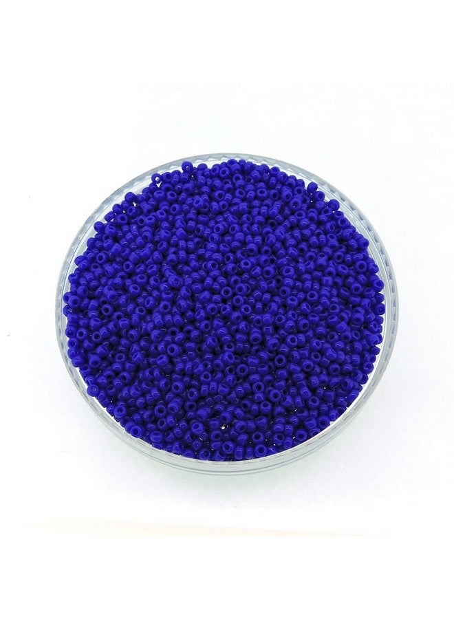 Miyuki خرز زجاجي دائري مييوكي ياباني أزرق كوبالت غير شفاف 11 0 حوالي 24 جرام أنبوب 5 بوصة - Image 5