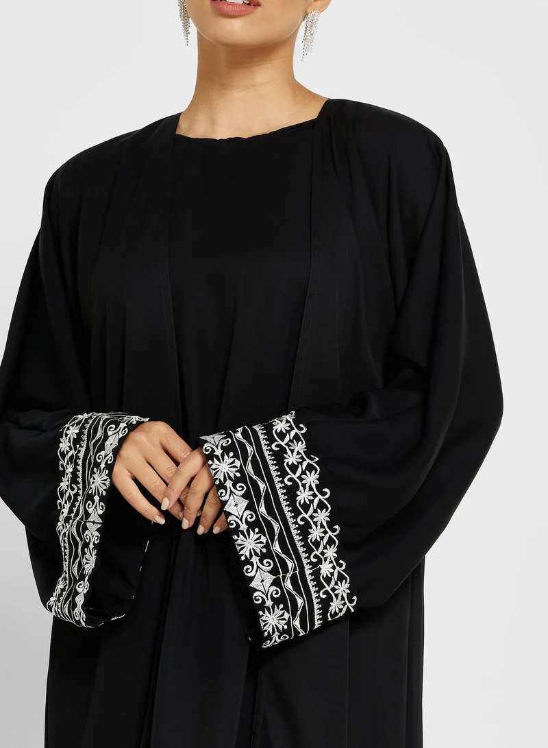 hayas closet Printed Tiered Palestinian Dress