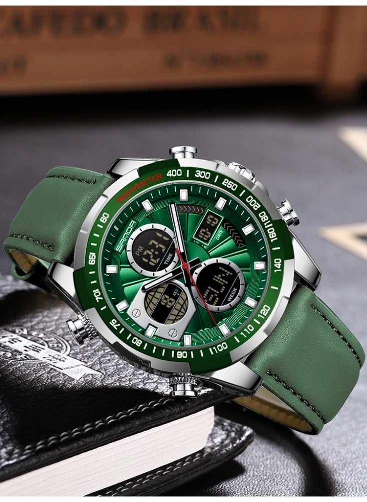 ساندا ساعة يد رياضية عسكرية للرجال من الكوارتز رقمية LED من أفضل العلامات التجارية الفاخرة مقاومة للماء وساعة إلكترونية للرجال - Image 4