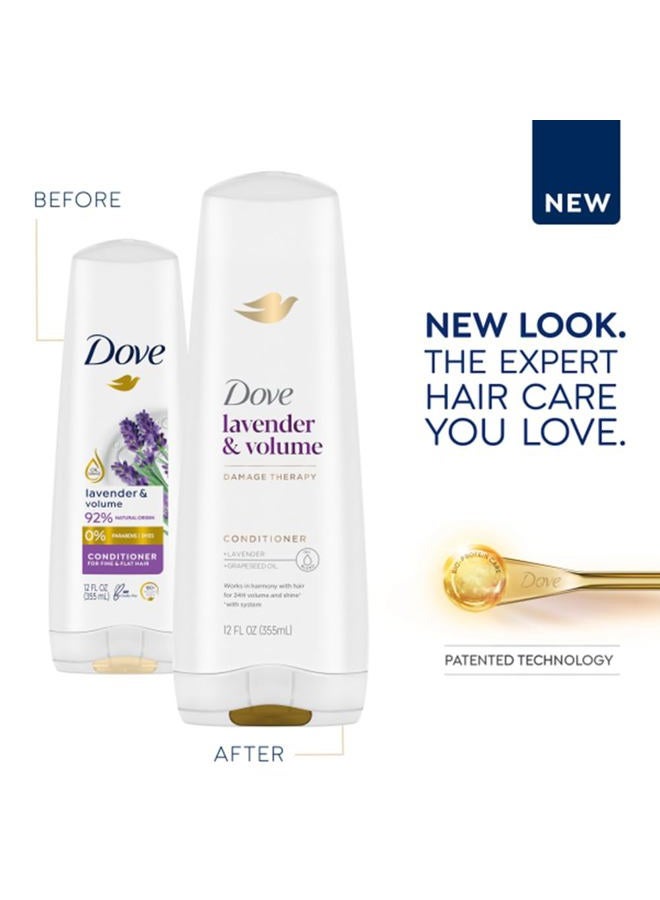 Dove Nourishing Rituals Haircare - Thickening Ritual - Shampoo & Conditioner Set - Net Wt. 12 FL OZ (355 mL) Per Bottle - One Set - Image 4