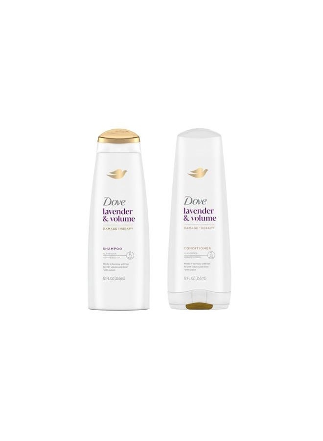 Dove Nourishing Rituals Haircare - Thickening Ritual - Shampoo & Conditioner Set - Net Wt. 12 FL OZ (355 mL) Per Bottle - One Set - Image 1