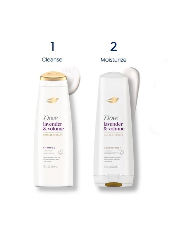 Dove Nourishing Rituals Haircare - Thickening Ritual - Shampoo & Conditioner Set - Net Wt. 12 FL OZ (355 mL) Per Bottle - One Set - Image 5