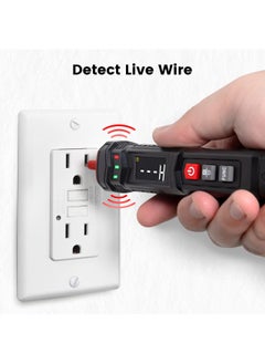 Y&D Voltage Tester Electrical Tester, Small Multimeter 0.8V-600V, Pen-Type Multimeter, Professional Pen Fit for AC/DC Voltage/Live Wire Test/Capacitance/Resistance/Continuity/Diode, ST120  - Image 4