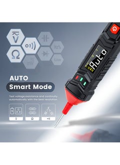 Y&D Voltage Tester Electrical Tester, Small Multimeter 0.8V-600V, Pen-Type Multimeter, Professional Pen Fit for AC/DC Voltage/Live Wire Test/Capacitance/Resistance/Continuity/Diode, ST120  - Image 2