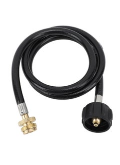 Thoraya 4ft Propane Adapter Hose 1lb to 20lb Propane Convert Hose with QCC1 Type Brass Connector for Gas Cylinder Grill Stoves  - Image 2