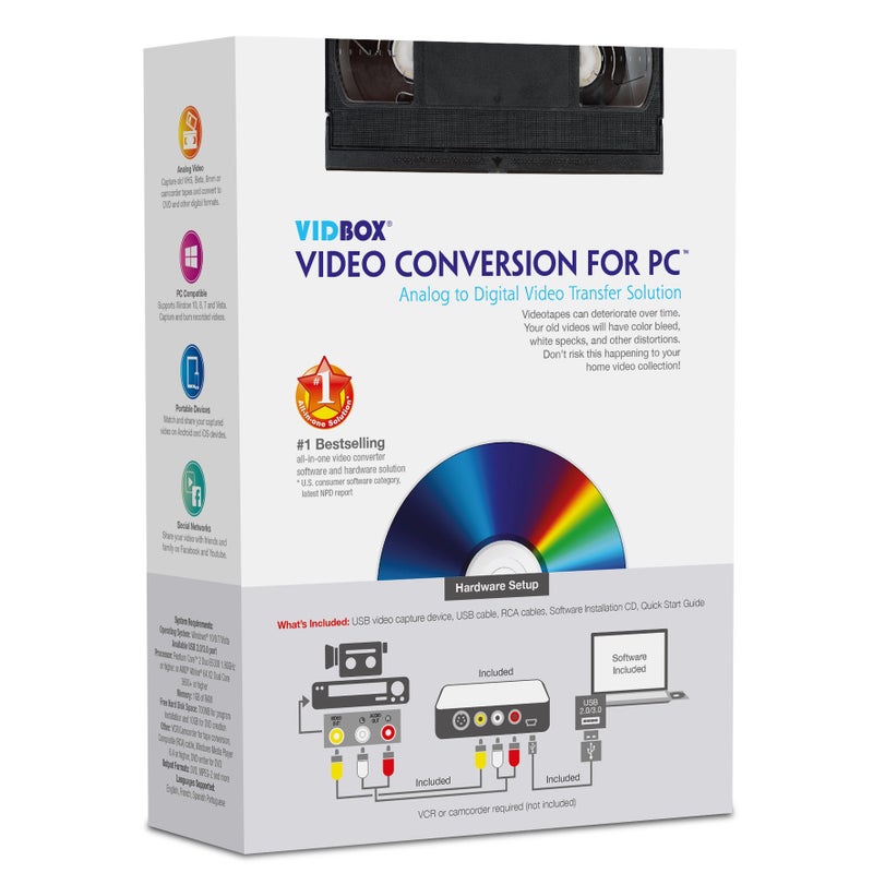 VIDBOX USB 2.0 Video Conversion for PC For Windows 10, Windows 8 - Image 2