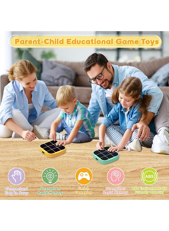 Generic - 4 in 1 tic tac toe electronic, x o game, memory game, Handheld Puzzle Game Console, Portable Travel Games, Board Games for Kids and Adults, Fidget Toys for Kids and Adults, Educational Travel Games Family Game Improve Memory and Concentration - Image 1