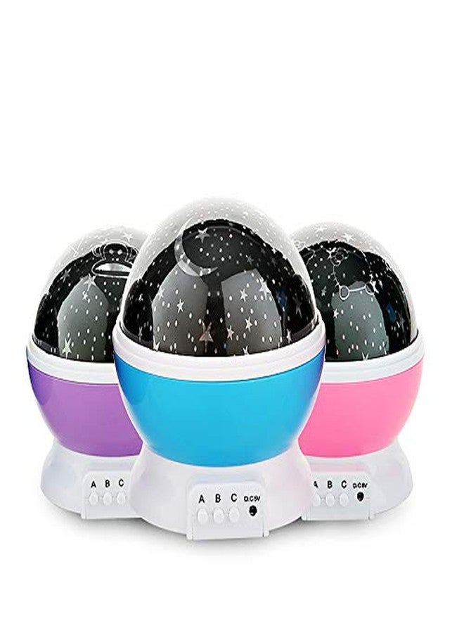Vdhja Romantic Sky Plastic Star Master USB LED Night Light Rotating Projector Lamp (Multicolour)Pack of 1 - Image 3